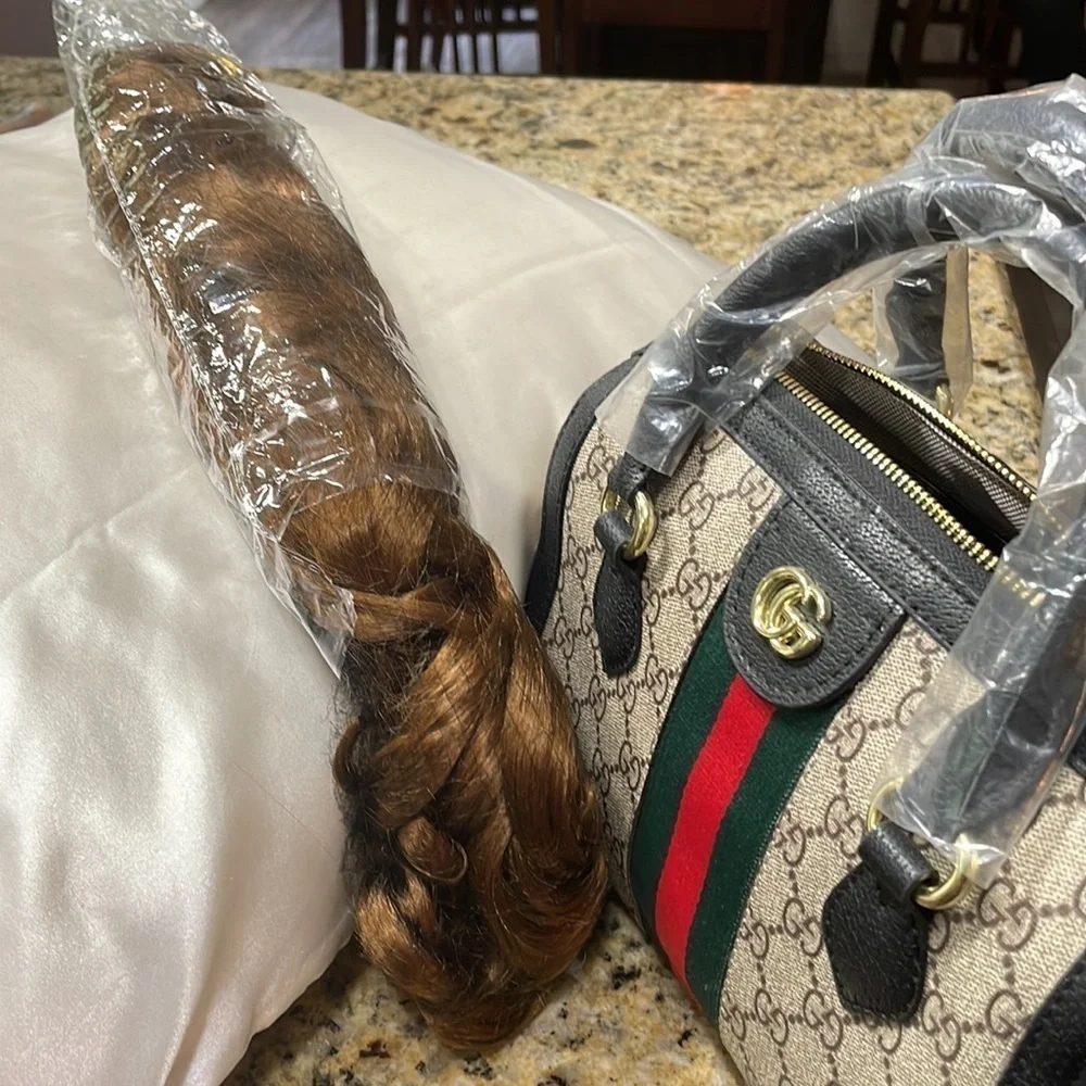 On hold//Honey Blonde Braiding Crochet Synthetic Hair Braid Bundle - Picture 5 of 8